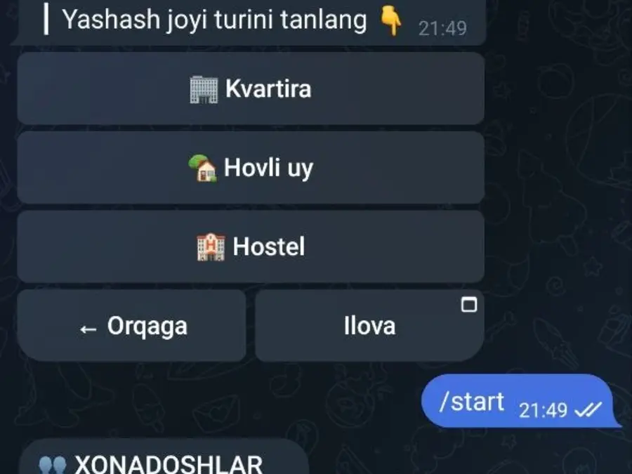 TDTU yaqinida yigitlar uchun 1 ta bo‘sh joy rasmi